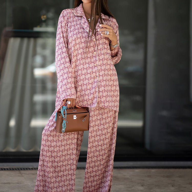 Printed Shirt & Skirt Set