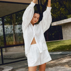 Comfort White Pajamas Lingerie