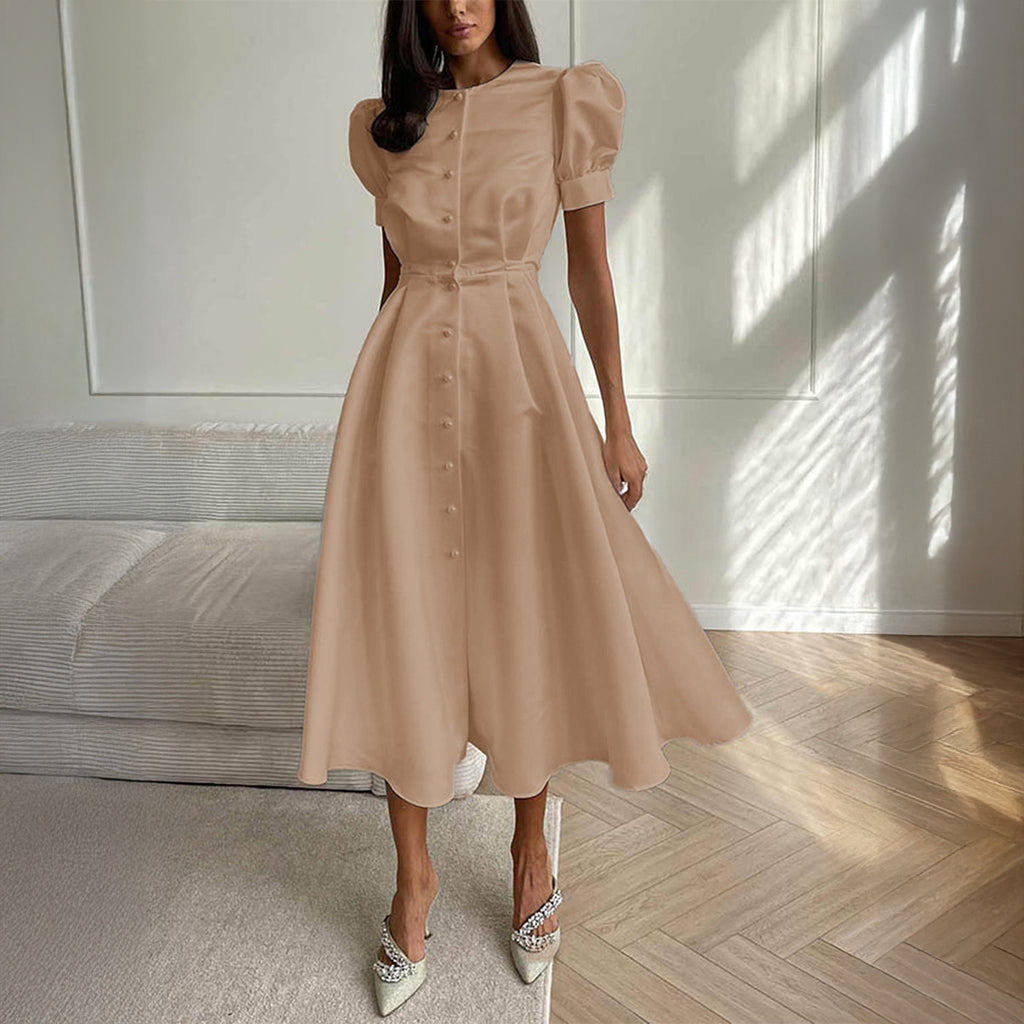Women's Maxi Short Sleeve Dress