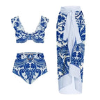 Lonkey Blue One-piece Swimwear