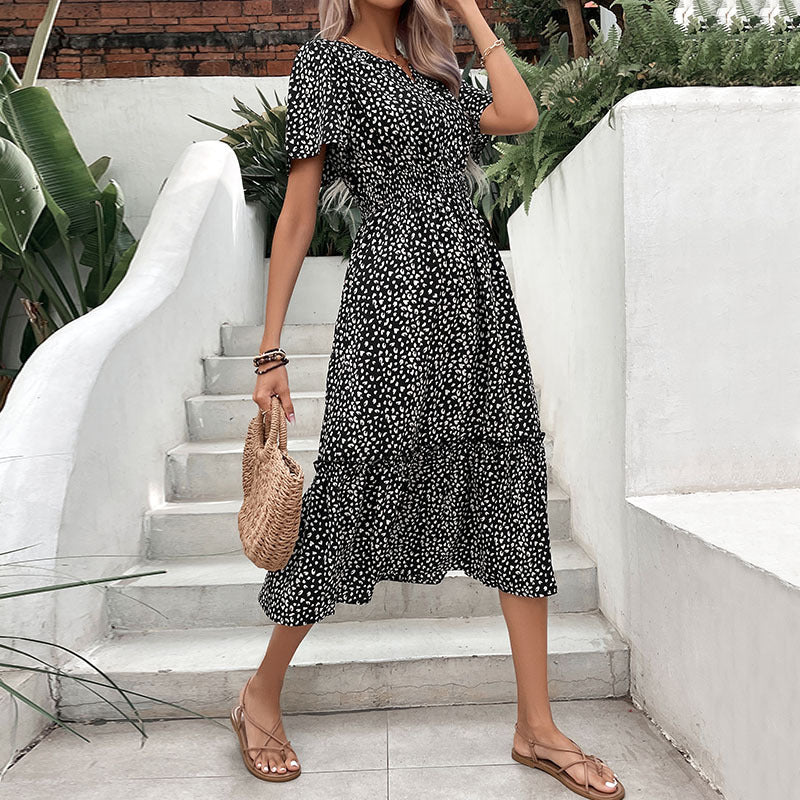Slim Fit Printed Dress