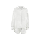 Comfort White Pajamas Lingerie