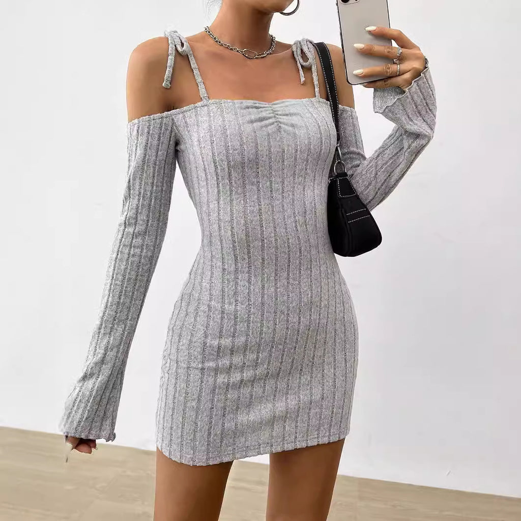 Women's Spaghetti-Strap Slim-Fit Dress