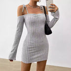 Women's Spaghetti-Strap Slim-Fit Dress