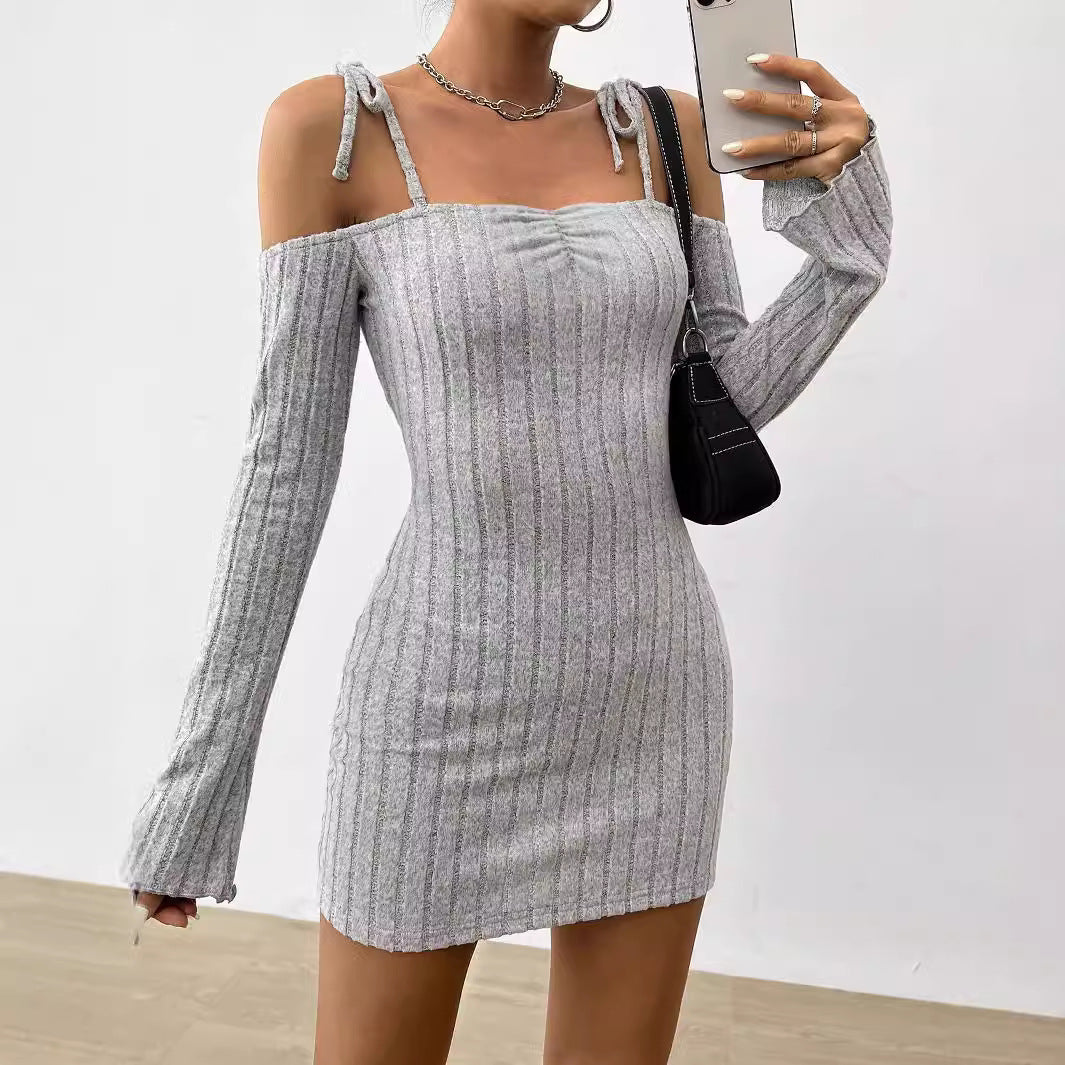 Women's Spaghetti-Strap Slim-Fit Dress