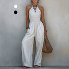 Bohemian Jumpsuit Sexy SL Strap Halter Casual WL Trousers