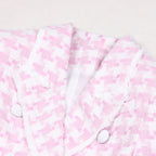 Women's Autumn Winter Classic Houndstooth Tweed Women Business Blazer