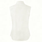 French Casual Cotton Linen SL Shirt Women Summer Collared
