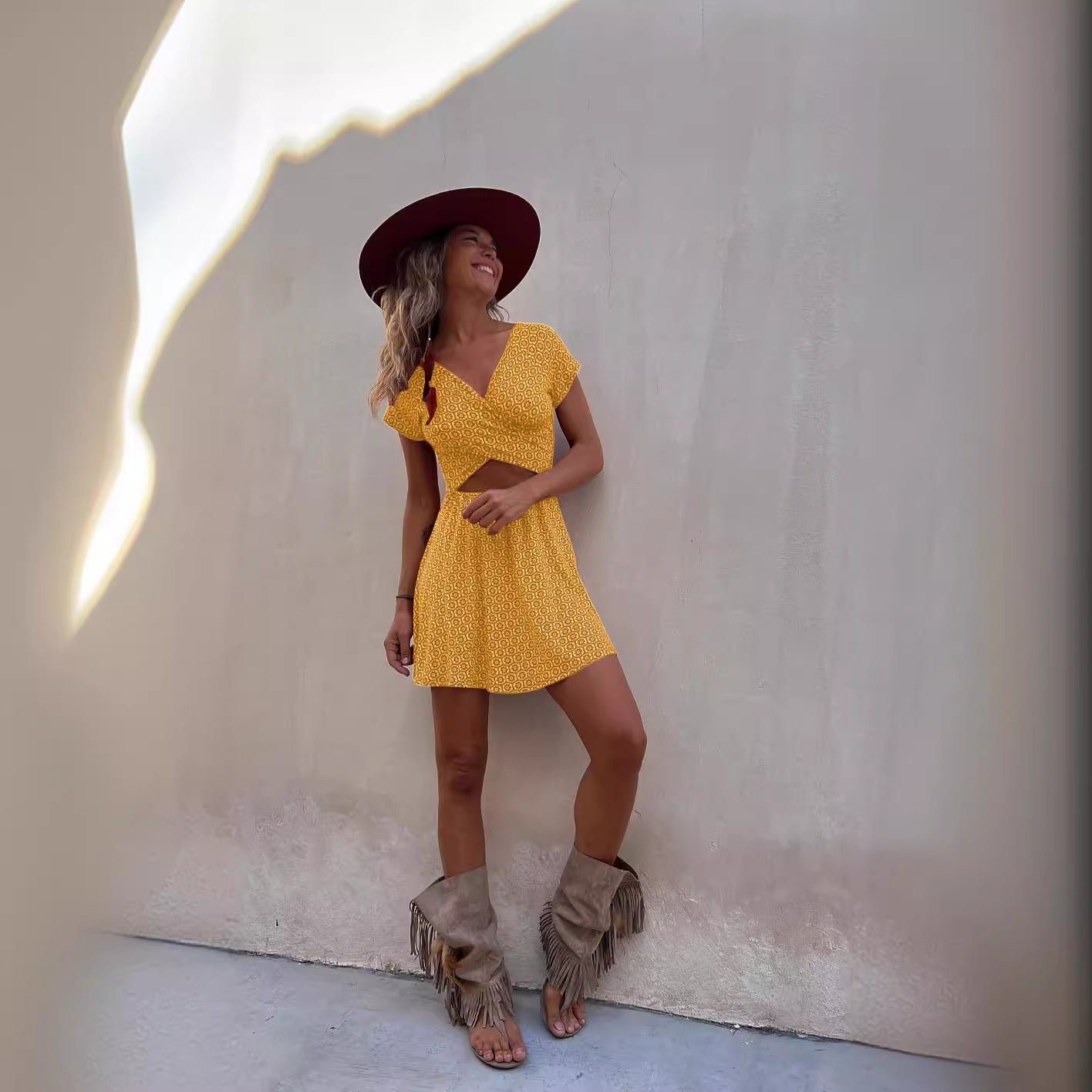 Women's Short Sleeve Summer Dress