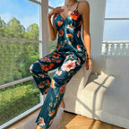 Simple Suspender Pajamas Lingerie