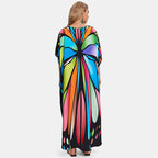 Rayon Printed Cover Up Swimwear