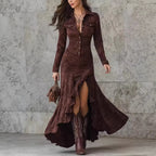 Women's Ruffled Dress