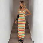 Women's Striped Knit Dress