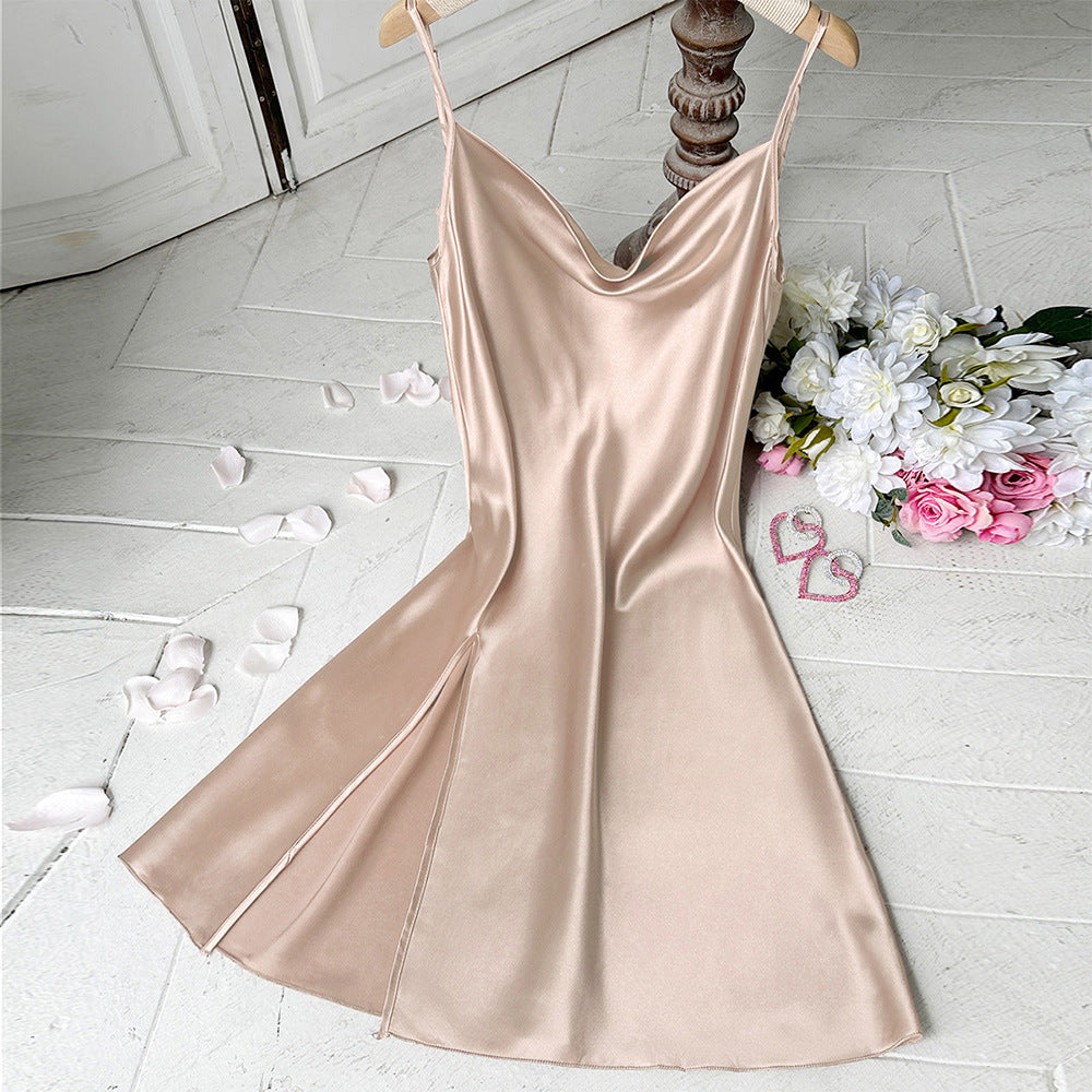 Artificial Silk Pajamas Lingerie