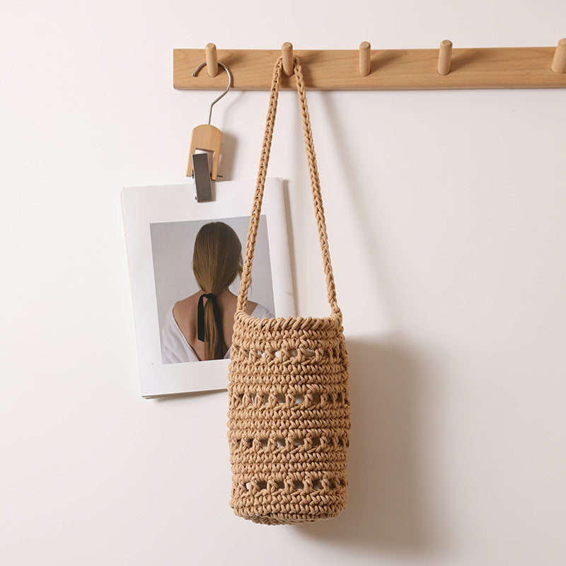 Cotton Thread Hollow round Barrel Coffee