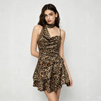 Women's Backless Halter Dress