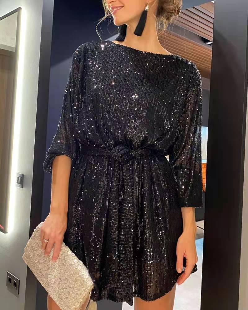 Sparkling Beaded Party Dress