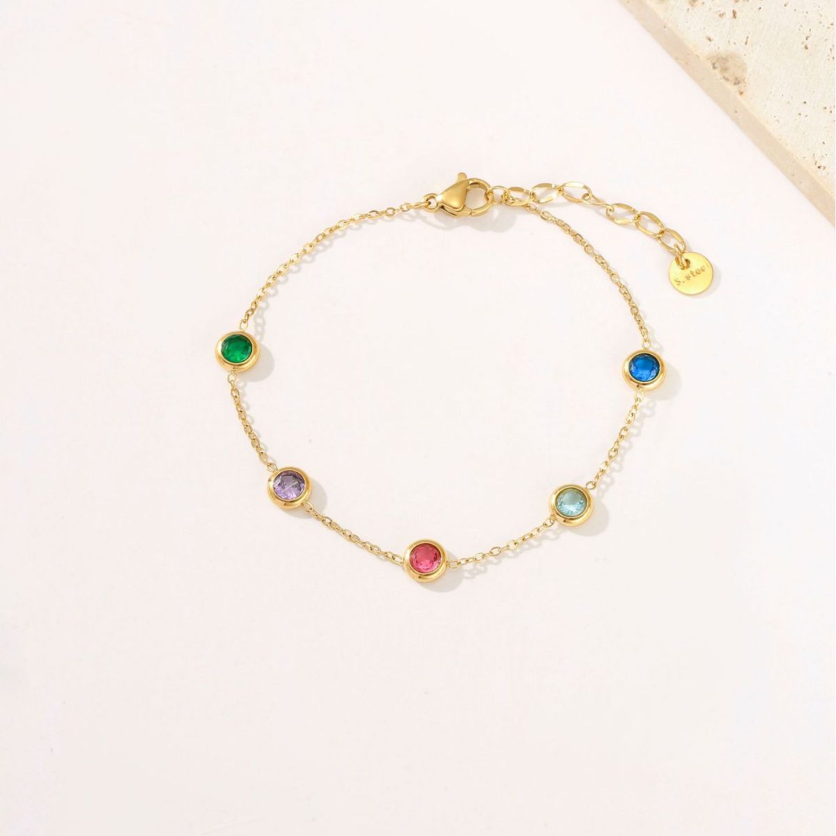 Gold Titanium Steel Bracelet