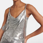 Women's V Neck Strap Backless Coordinated Two-Piece Set