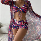 Three Split Bikini Swimwear