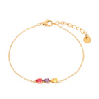 Water Drop Zircon Bracelet Simple Colorful Crystals Bracelet