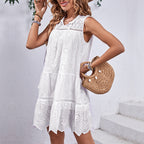 Women's Stitching Lace Summer Vacation Dress