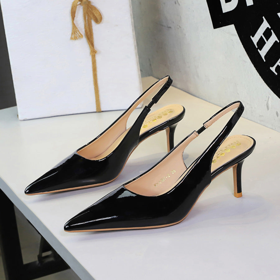 Women's Pointed-Toe Stiletto Ankle-Strap Heels
