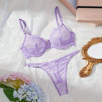 Lace Memory Bra Set Lingerie
