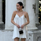Women's V-Neck Halter Dress