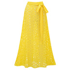 Yellow long dress
