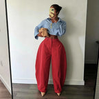 Women's Office Straight-Leg Trousers
