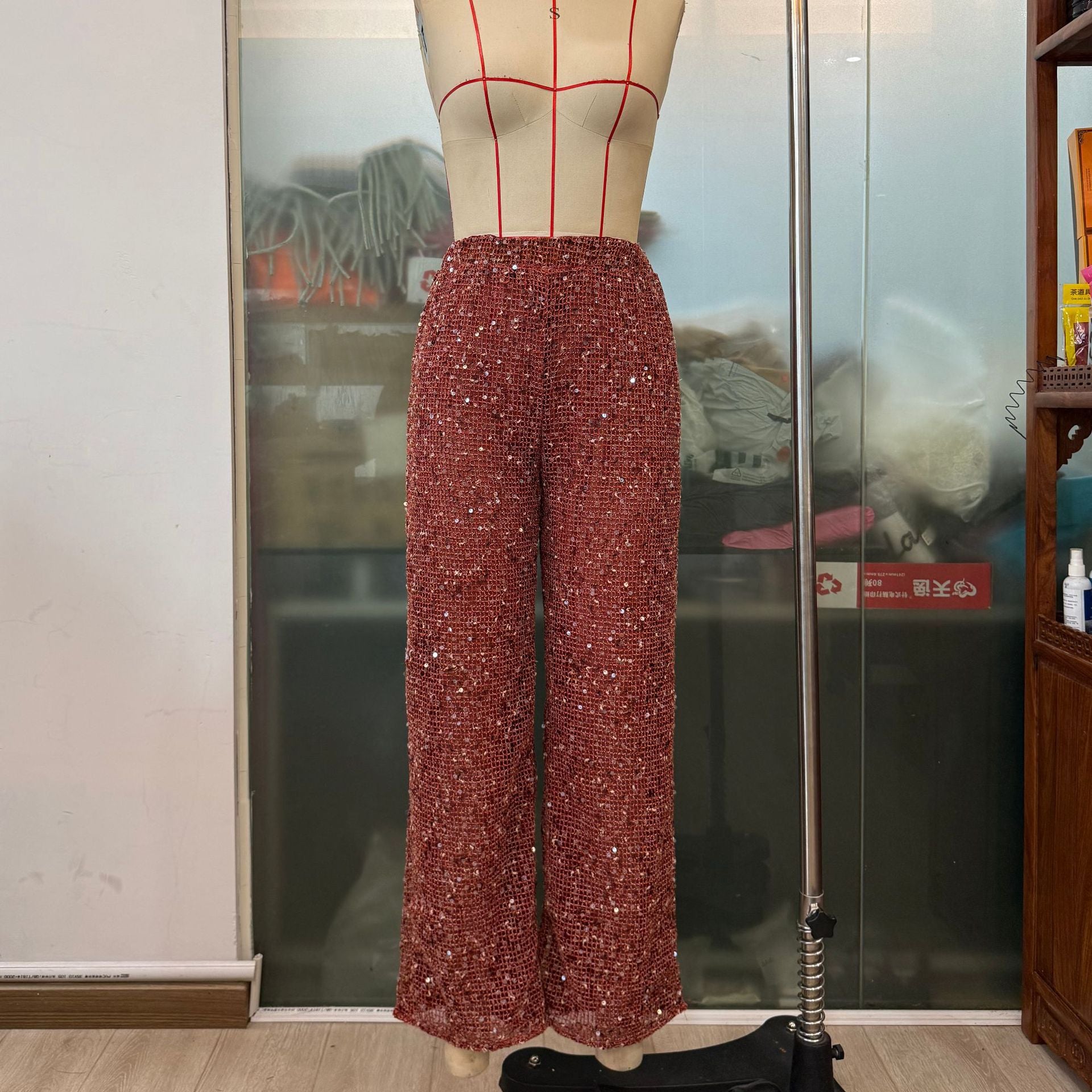 Wine Red with Lining
