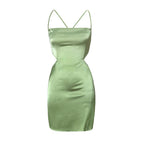 Women's Lace Backless Dress