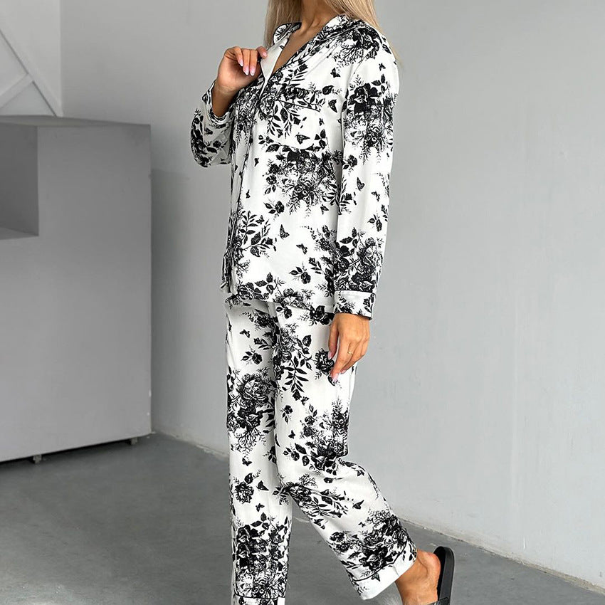 Satin Ink Pajamas Lingerie