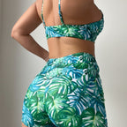 Tropical Plant Bikini Swimwear