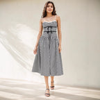 Women's Sling Pleated Dress