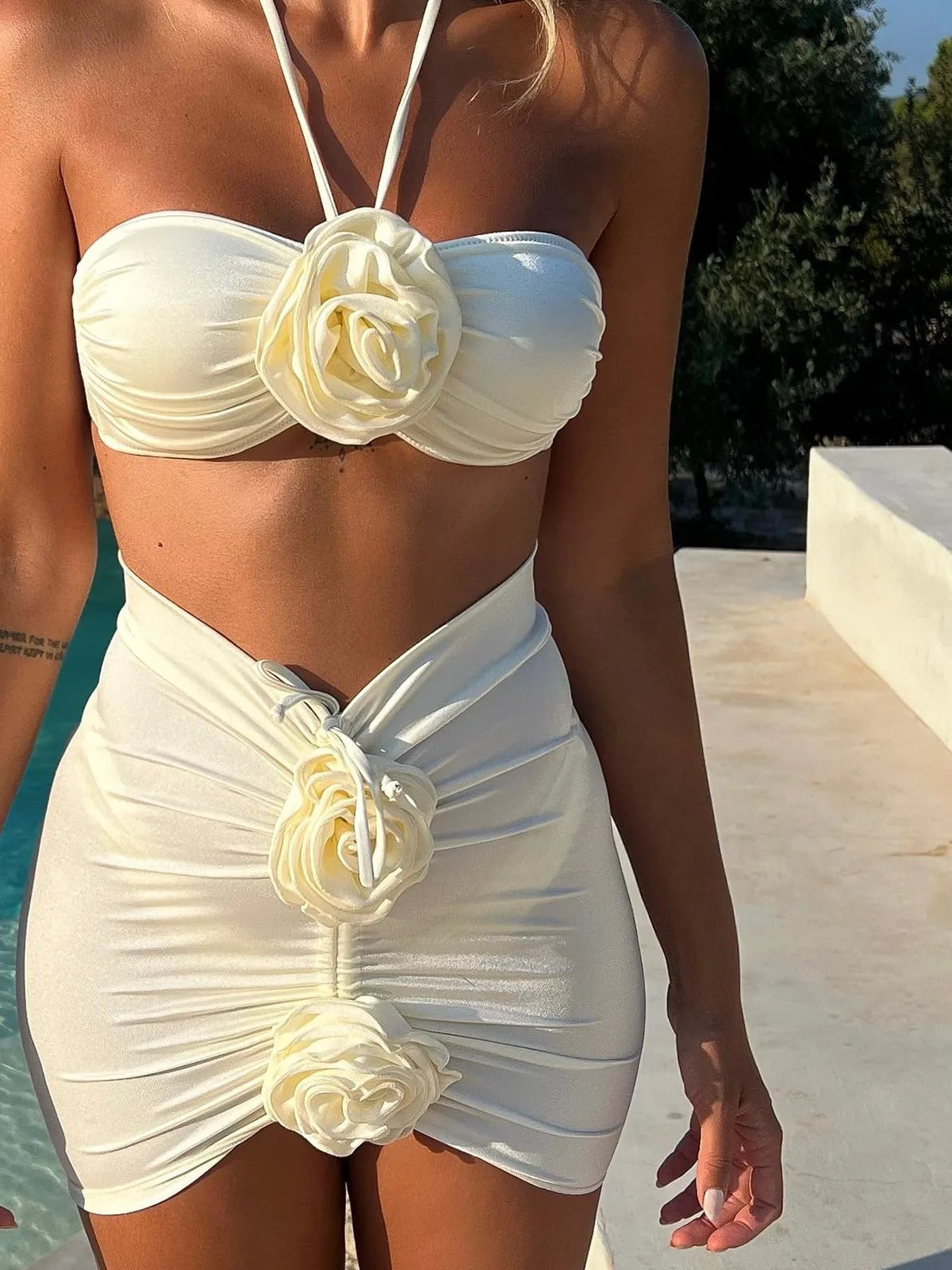 Three One-piece Swimwear