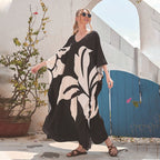Polyester Printed Cover Up Swimwear