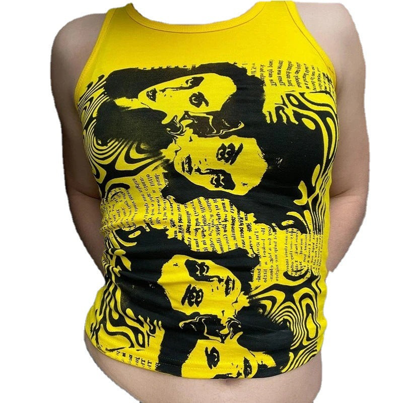 Women's Avatar Graphic Sleeveless Crop Top