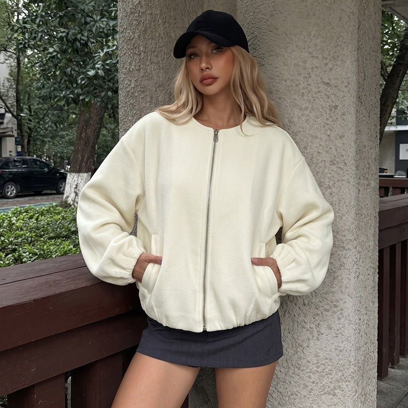 Wool-Blend Varsity Jacket