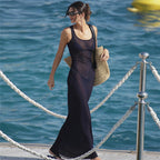 Sheer Mesh Beach Maxi Dress