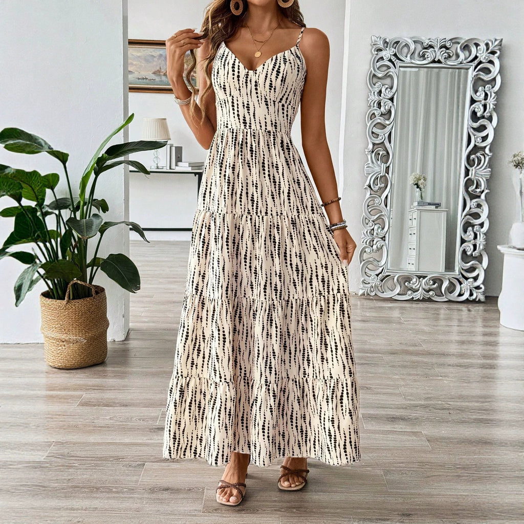 Women's Lace Backless Dress