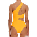 Solid Color One-piece Swimwear