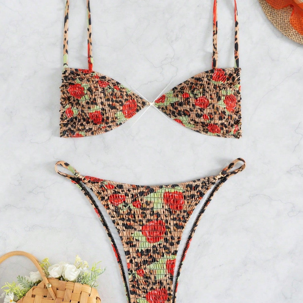 Floral One-piece Swimwear
