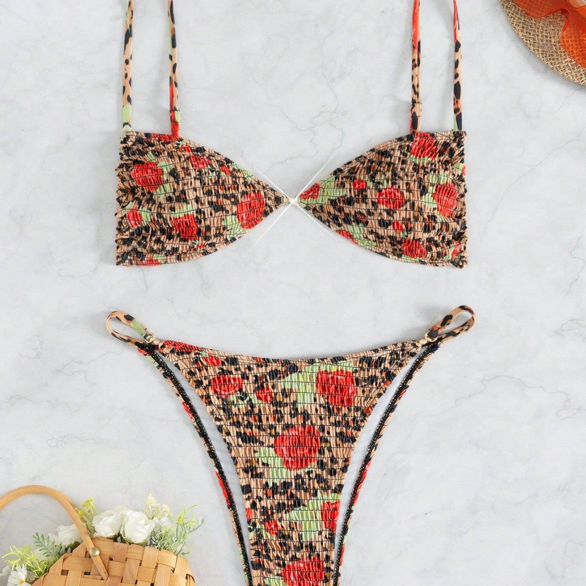 Floral One-piece Swimwear