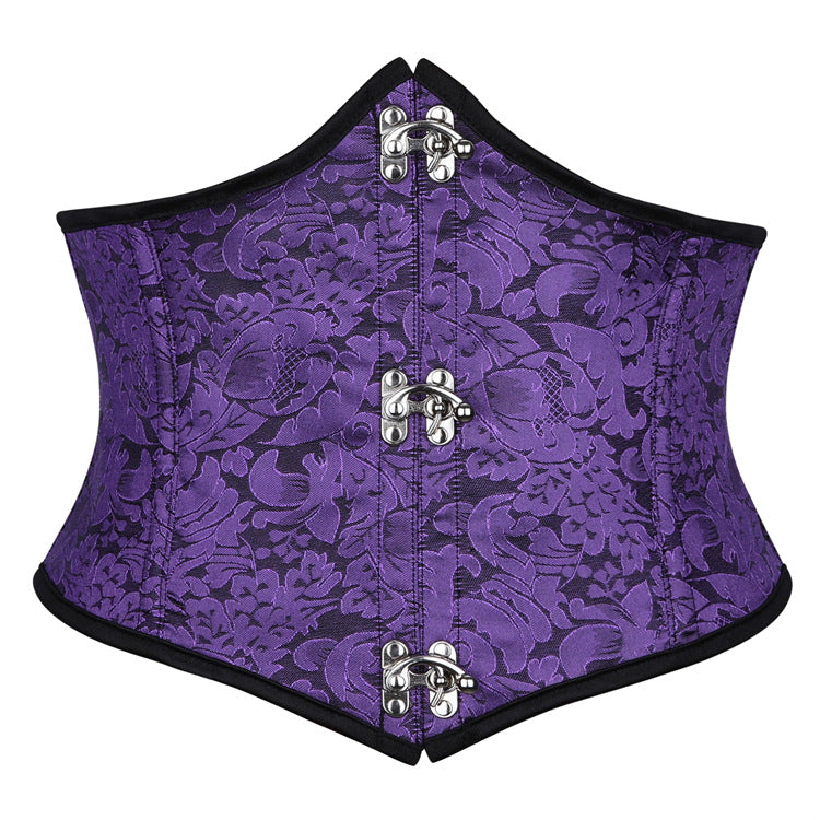 Gothic Three Button Short Waist Seal Vest Waist Girdling Belly Contraction Court Closing Belt Supply