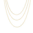 Stainless Steel Three Layer Choker Necklace