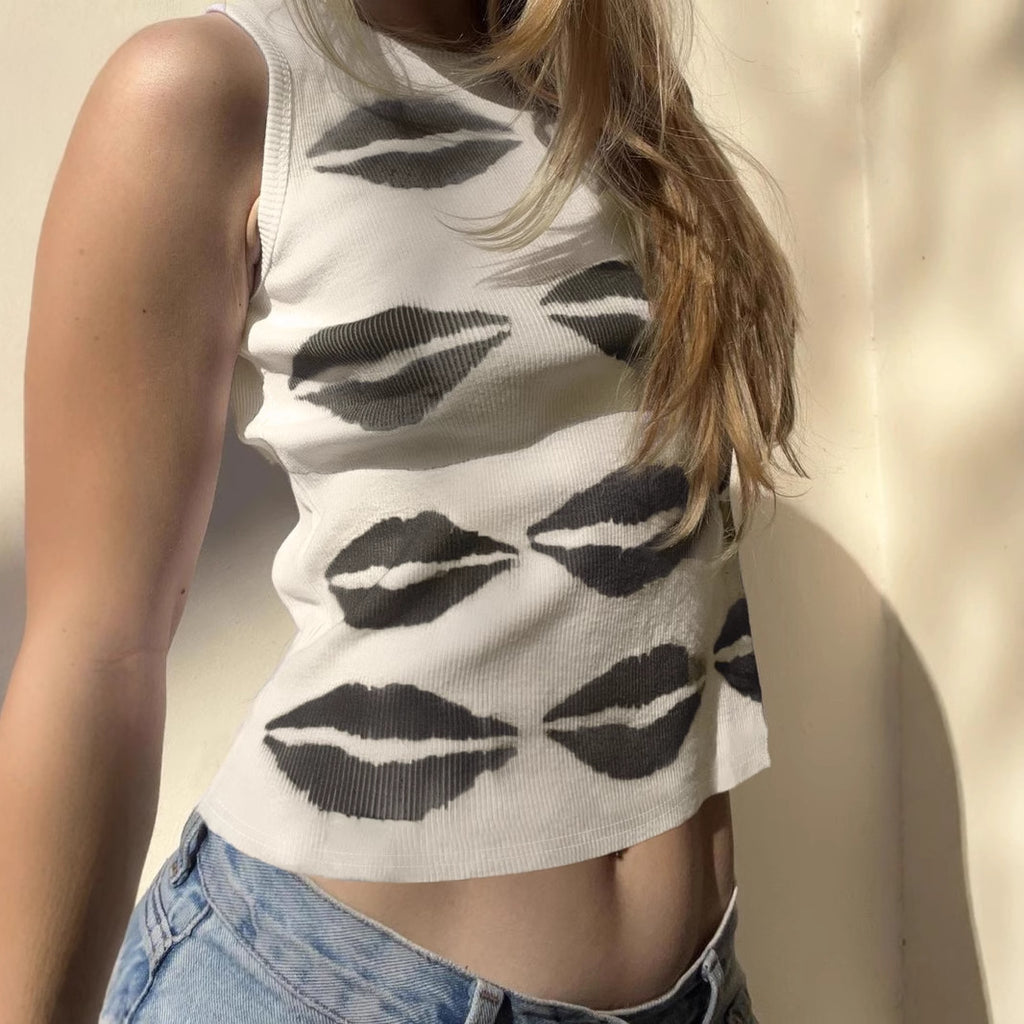 Women's Cropped Vest Top