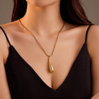 Water Drop Cutout Necklace