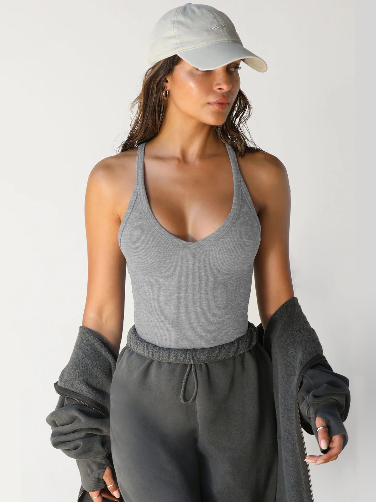 's Knitted Vest Slim Top Brand Inner Bottoming Shirt
